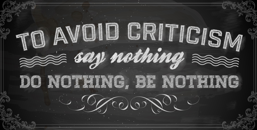 In Praise of Criticism: Albeit With Gritted Teeth