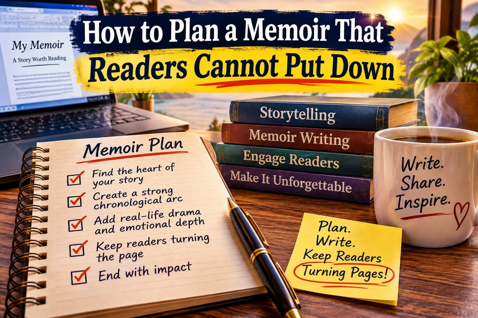 How to Plan a Memoir That Readers Cannot Put Down